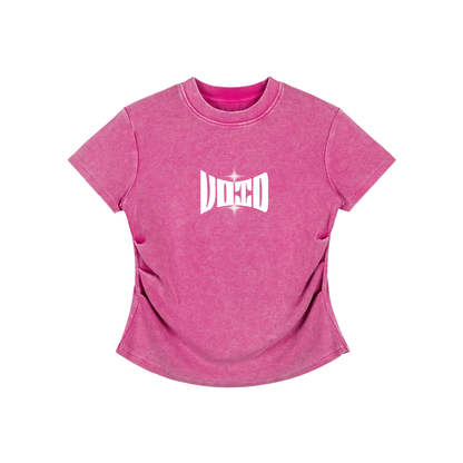 VOID Vintage Washed Bodycon Cotton T-Shirt