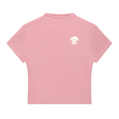 Essential Slim Fit Mock Neck T-Shirt