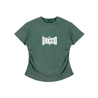 VOID Vintage Washed Bodycon Cotton T-Shirt