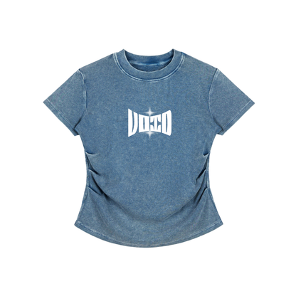 VOID Vintage Washed Bodycon Cotton T-Shirt