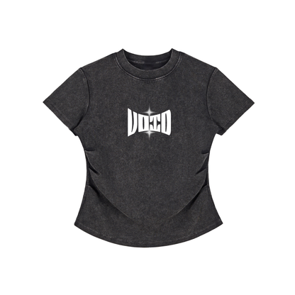 VOID Vintage Washed Bodycon Cotton T-Shirt