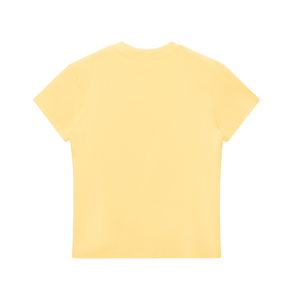 Cat with Bow Essential Bodycon Crewneck T-Shirt