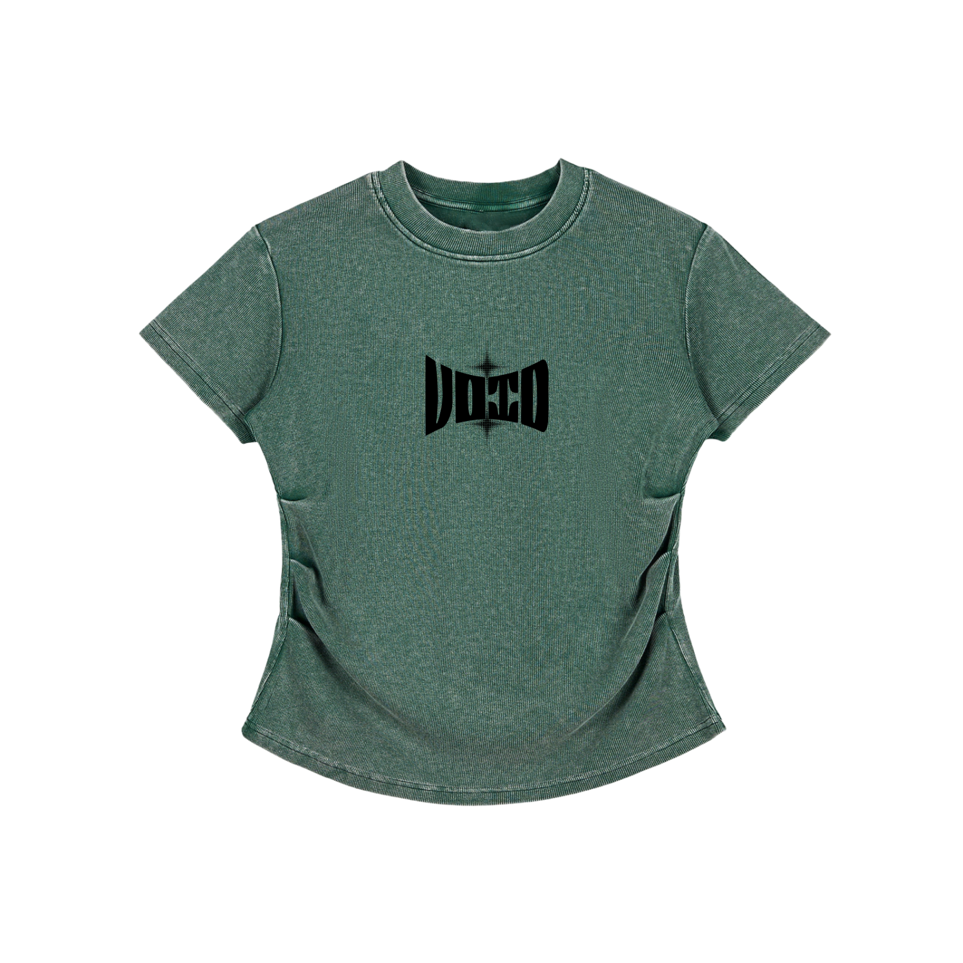 VOID Vintage Washed Bodycon Cotton T-Shirt