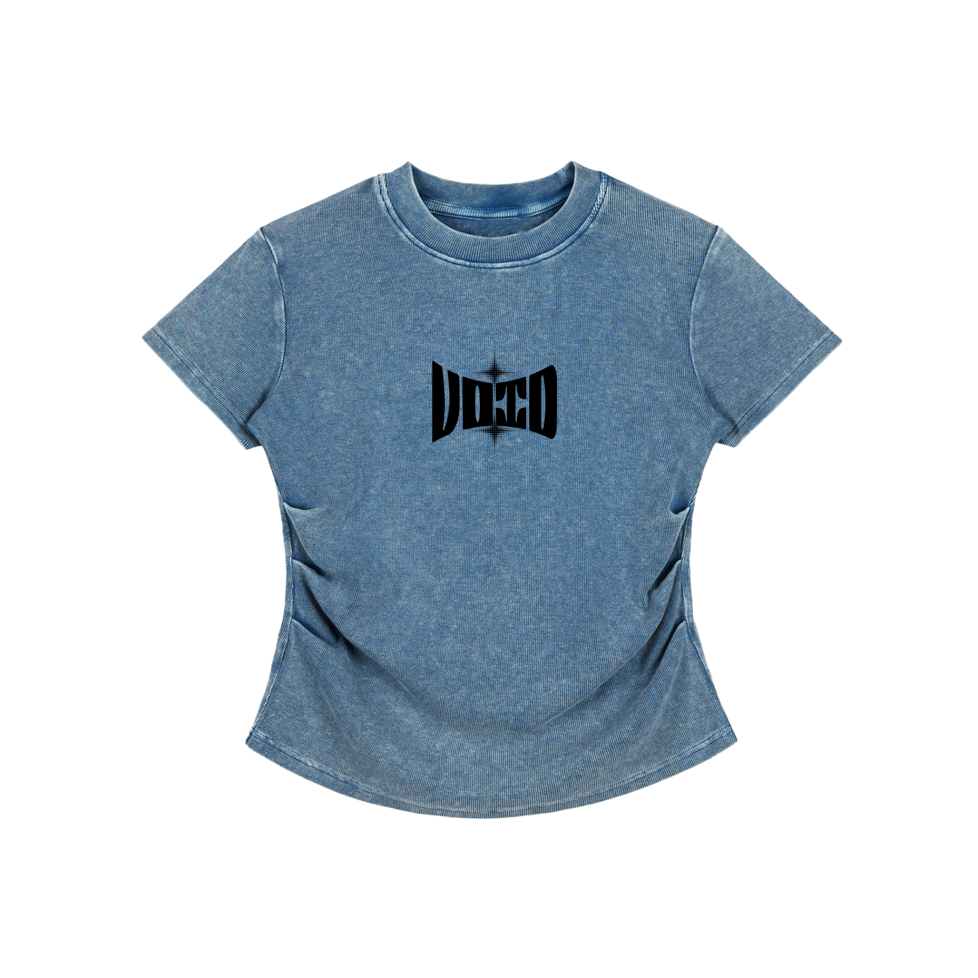 VOID Vintage Washed Bodycon Cotton T-Shirt