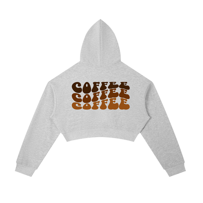 Essential Cropped Zip-Up Hoodie