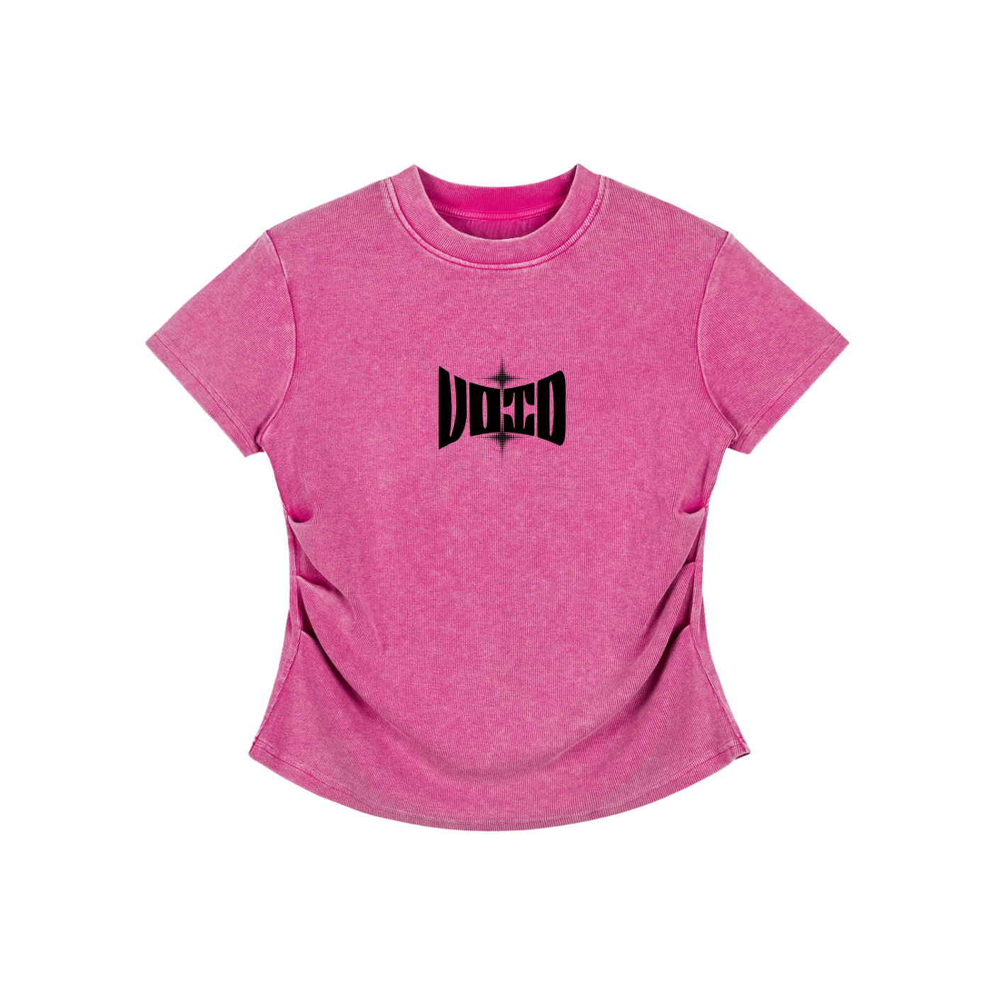 VOID Vintage Washed Bodycon Cotton T-Shirt