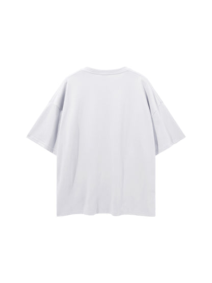 INTERSTELLAR - QUANTUM Pink Streetwear Loose Drop Shoulder T-Shirt